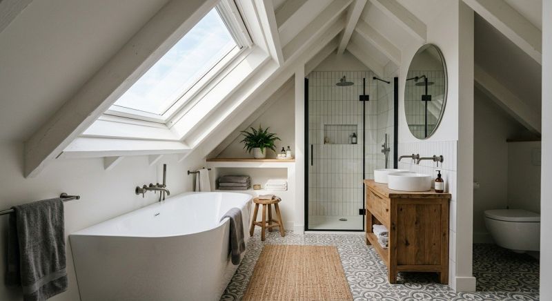 Attic Bathroom Remodeling in Stafford County, VA