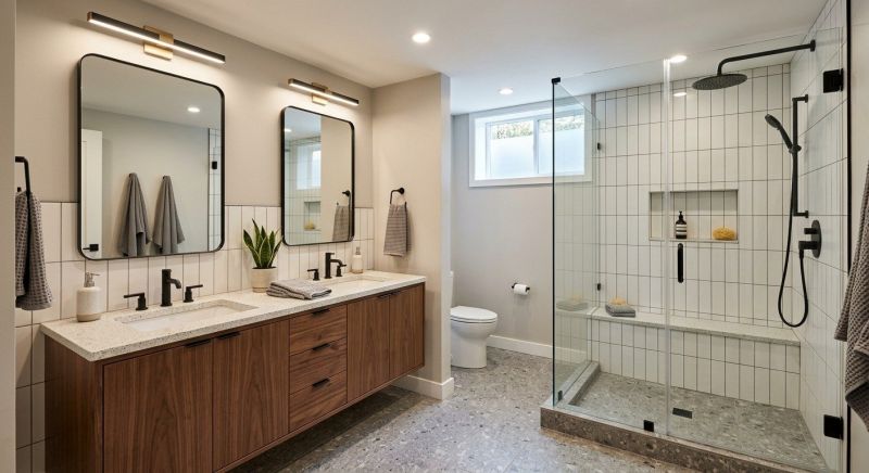 Basement Bathroom Remodeling in Stafford County, VA