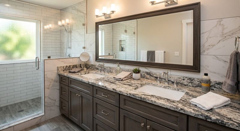 Granite Shower Installation in Stafford County, VA