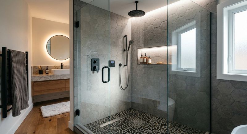 Granite Shower Installation in Stafford County, VA